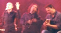 Xose Manuel Budino band with Tony McManus; photo by The Mollis