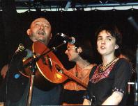 Ron Kavana und Karen Casey, Tonder 1998, photo by The Mollis