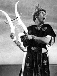Peter Ustinov as Nero in Quo Vadis