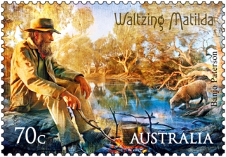 Stamp: Banjo Paterson - Waltzing Matilda