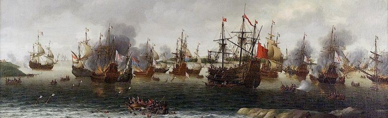 Dutch Attack on the Medway, June 1667 by Pieter Cornelisz van Soest